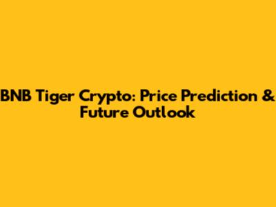 BNB Tiger Crypto: Price Prediction & Future Outlook