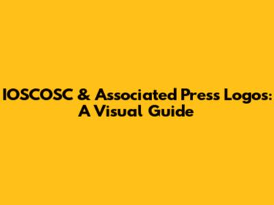 IOSCOSC & Associated Press Logos: A Visual Guide