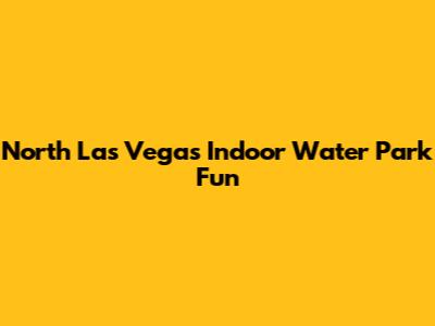 North Las Vegas Indoor Water Park Fun